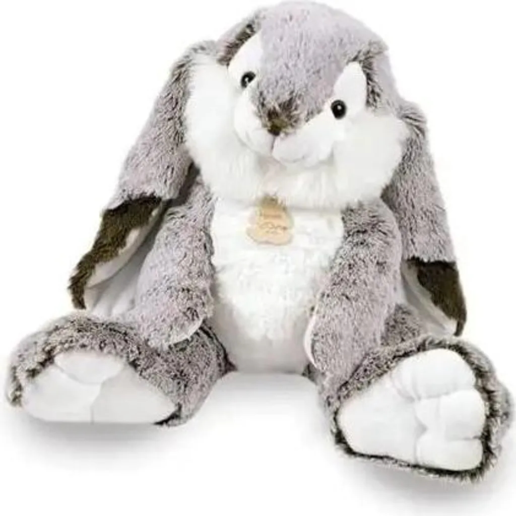 Doudou Lapin Marius 30cm Carletto : peluche douce pour bébé premier âge