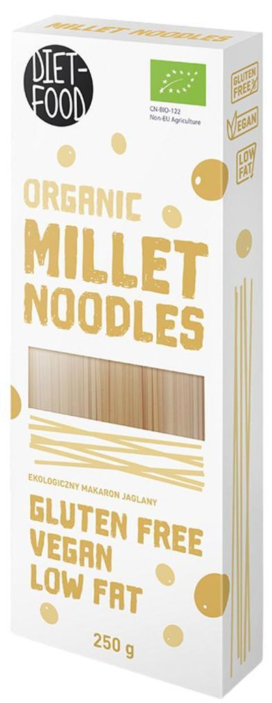 MAKARON (JAGLANY) NOODLE BIO 250 g - DIET-FOOD