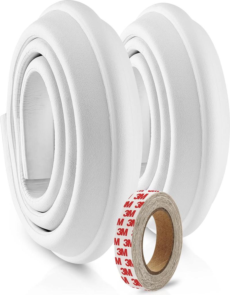 Reer Kantenschutz Soft, 2x 1 Meter, bissfest, schadstoff, weiß