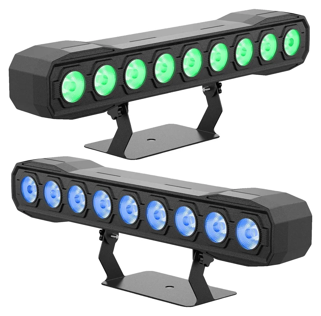 Projecteurs de scène LED RGBW DMX - Éclairage Stable sans Scintillement