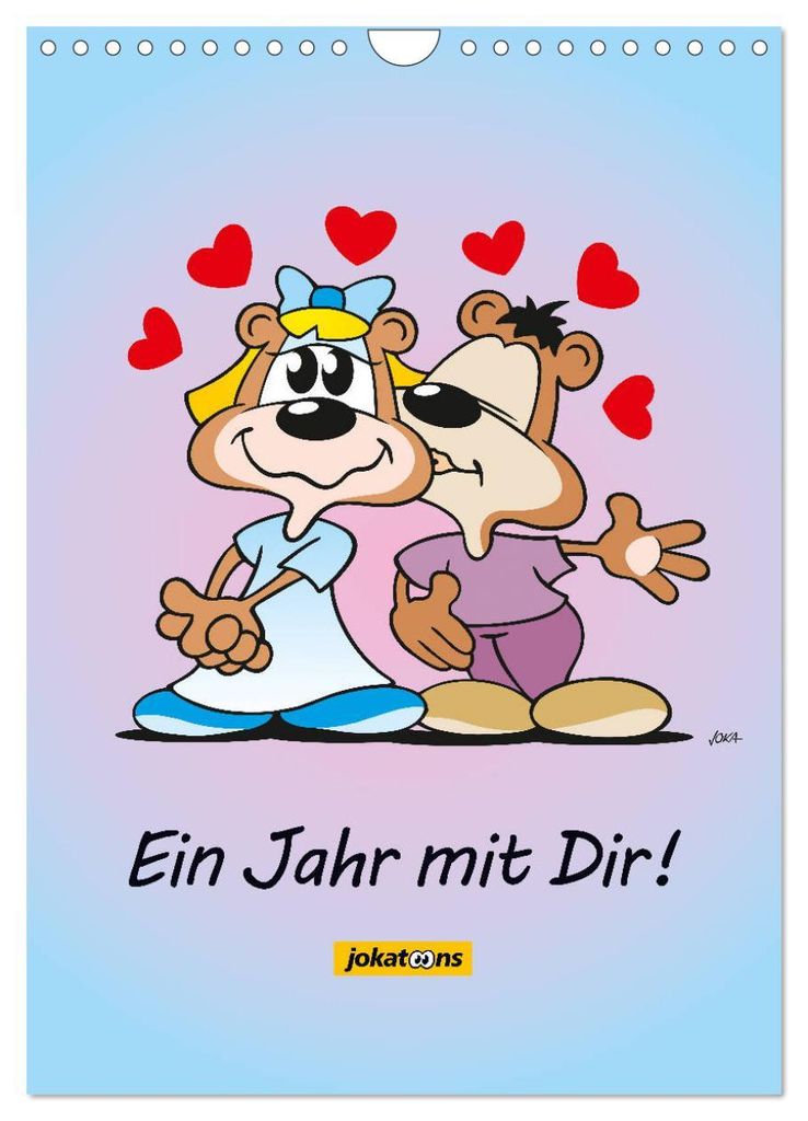 Ein Jahr mit Dir! (Wandkalender 2027 DIN A4 hoch), CALVENDO Monatskalender