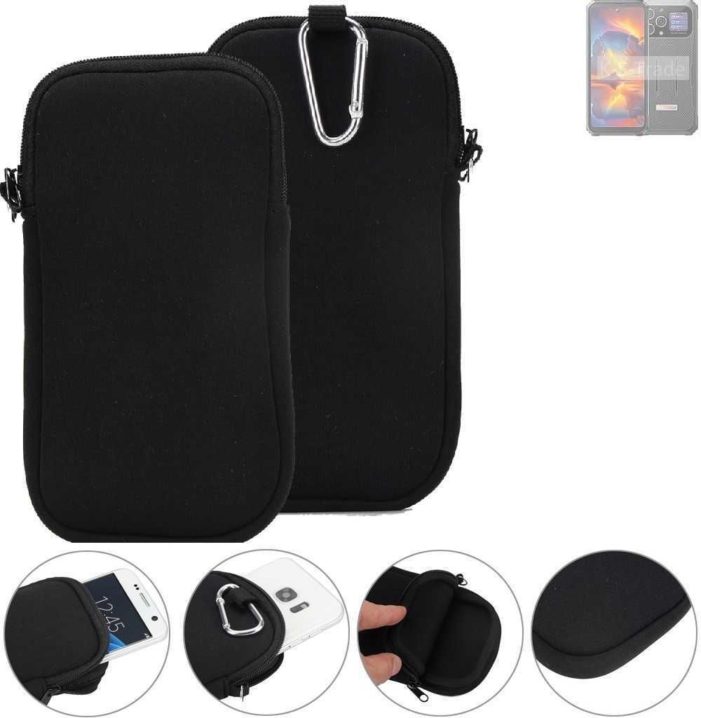 K-S-Trade Neopren-Hülle Handyhülle kompatibel mit Blackview BL8000 Schutzhülle Neoprenhülle Sleeve Schutz-Hülle Gürtel Tasche Case Holster