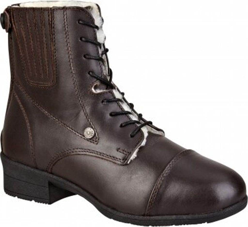Suedwind Stiefelette Oxford Winter BZ IceLock braun Lammfellfutter Schnürstiefelette , Schuhgröße:42
