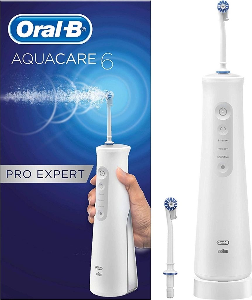 Oral-B AquaCare 6 Pro-Expert Kabellose Munddusche mit Oxyjet-Technologie