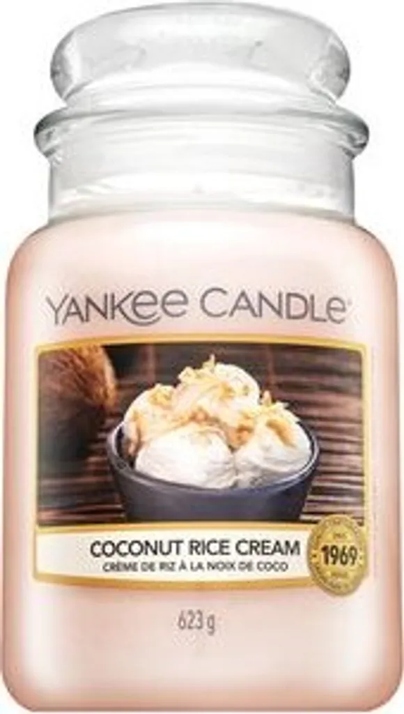 Grande Bougie Parfumée Longue Durée Coconut Rice Cream Yankee Candle 623g