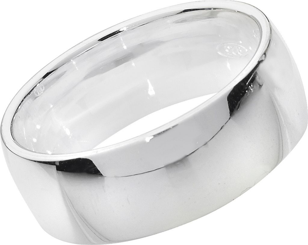925 Sterling Silber 7mm Court Form Herren/Damen - Produktbild 