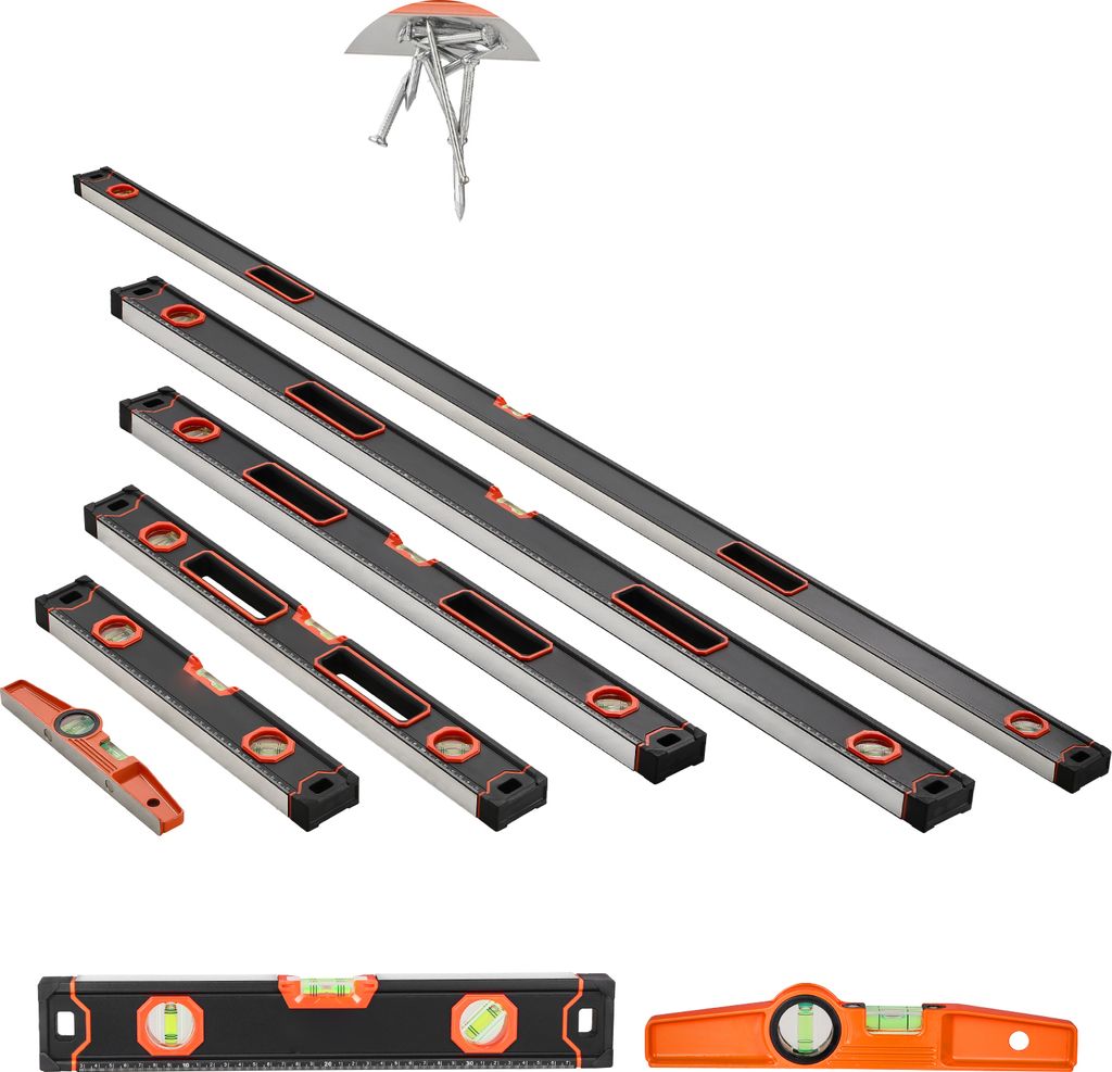 SucceBuy 6 PCS Magnetyczna poziomica torpedowa - poziomica Zdjęcie produktu 