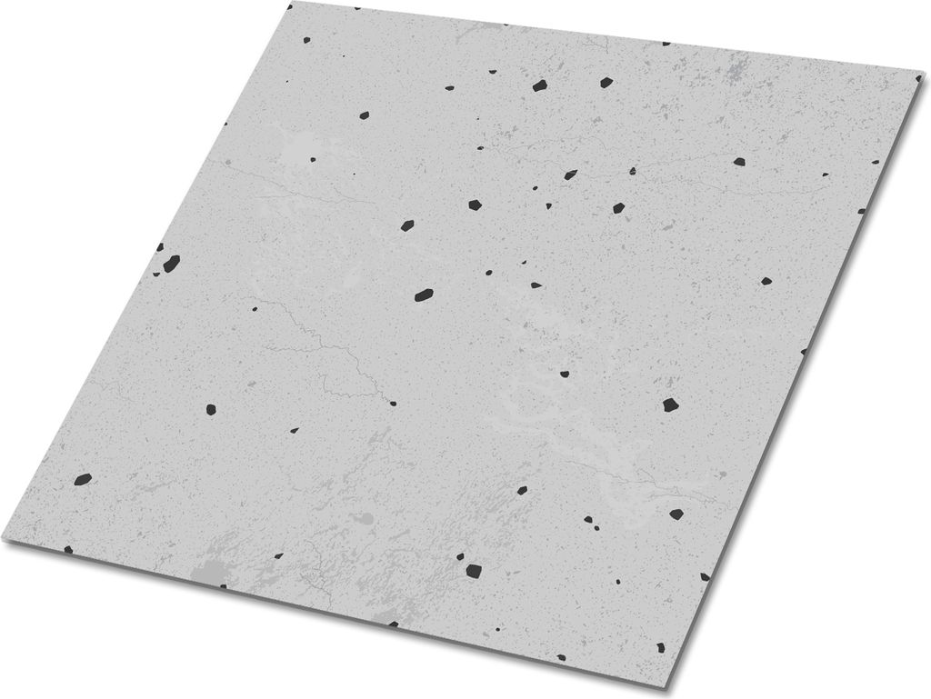 Selbstklebende Platten 30x30 cm Wandpaneele 9 Stück im Set Wanddeko - Architektonischer Beton.