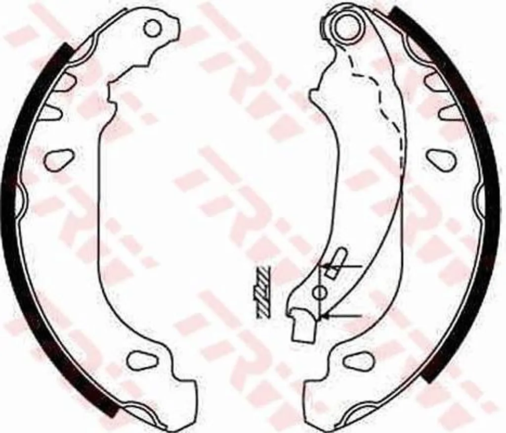 Ganasce Freno TRW GS8669 Renault Clio Logan Sandero | Ricambio OE 7701205758
