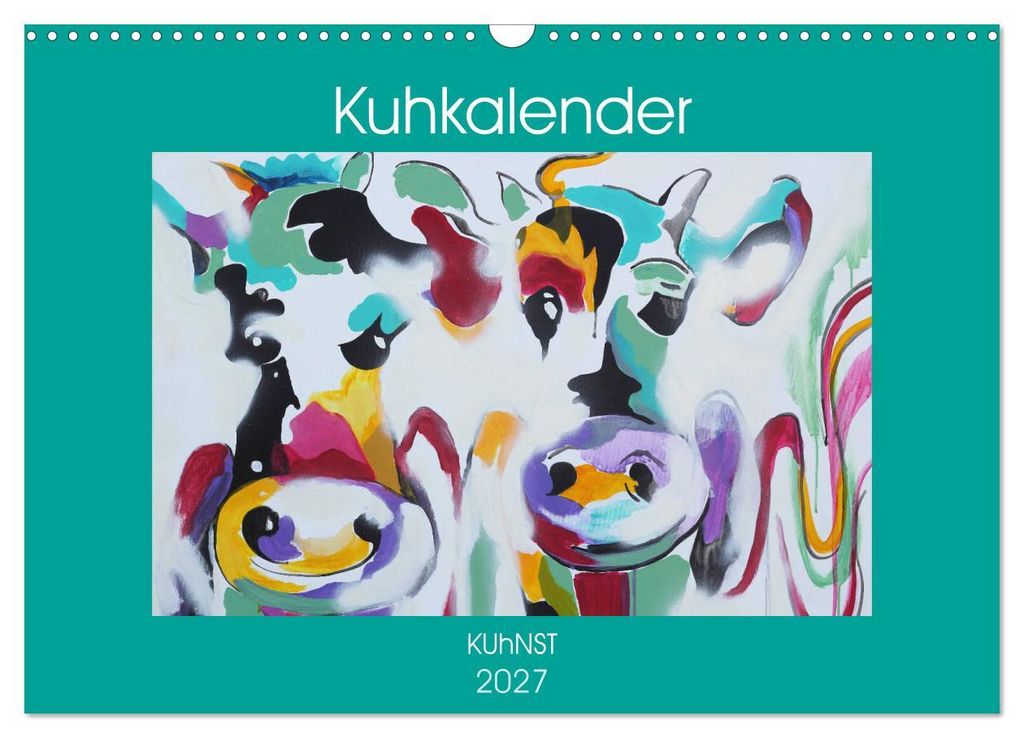Kuhkalender (Wandkalender 2027 DIN A3 quer), CALVENDO Monatskalender