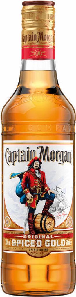 Captain Morgan Spiced Gold 35% vol. 0,5 L Produktbild 