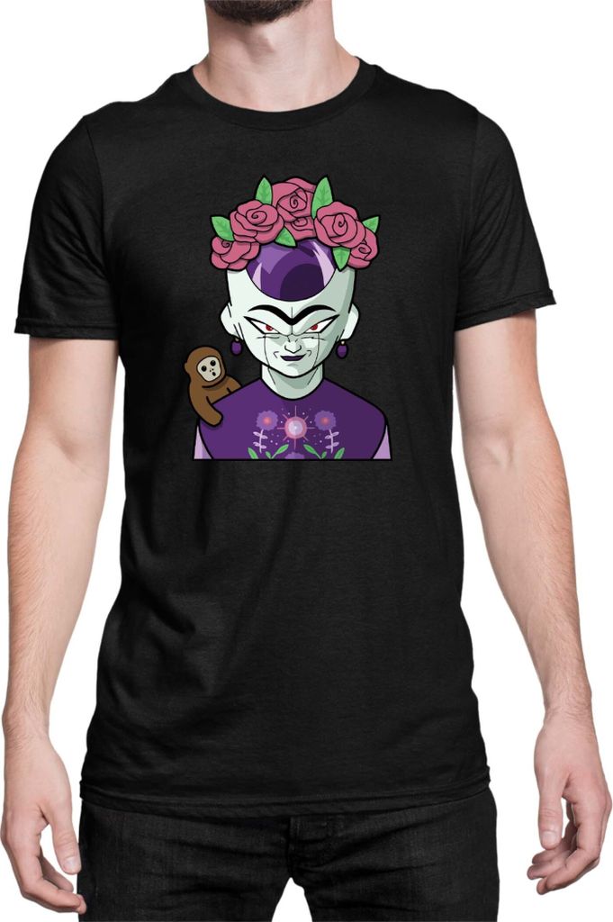 Herren T-Shirt Dragon Anime Manga Ball Z Frieza 03, Man L / Schwarz