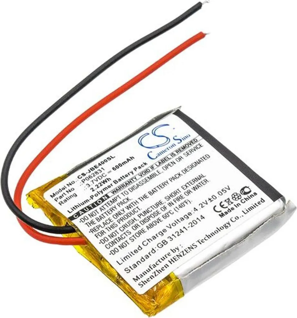 Batterie de rechange pour JBL Tune 500BT et 600BTNC Li-Polymer 600mAh