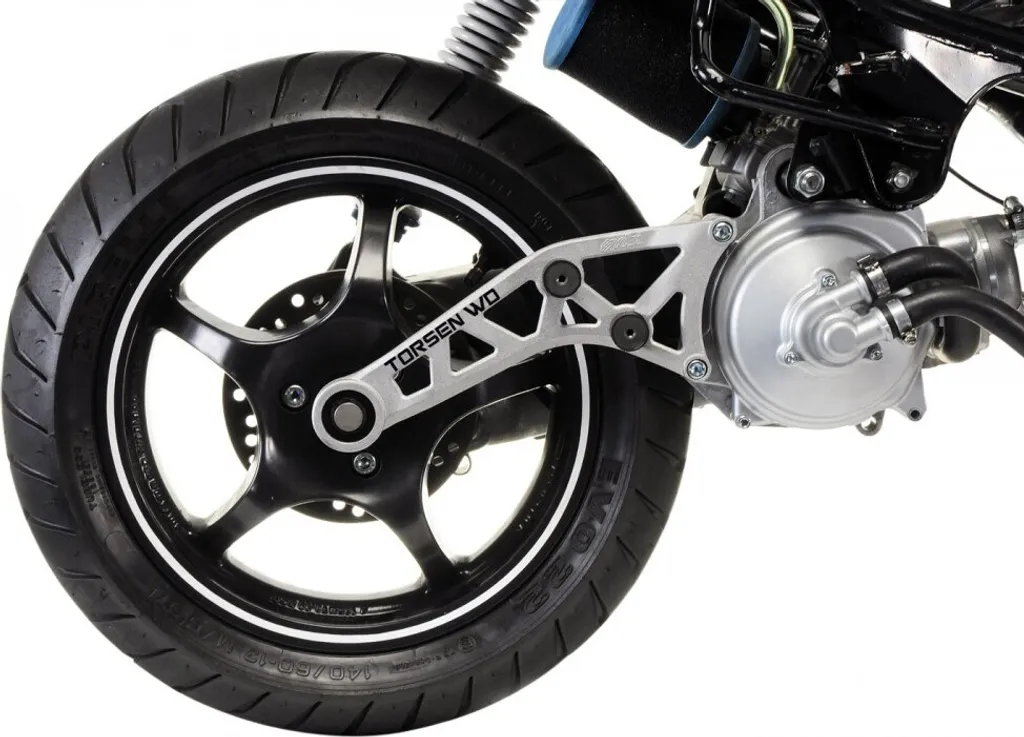 Renfort de cadre Polini Torsen WD rigide en alu pour scooter 50