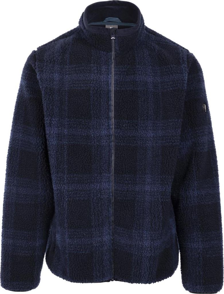 Trespass Epperstone – Herren-Fleece At400 Navy Check
