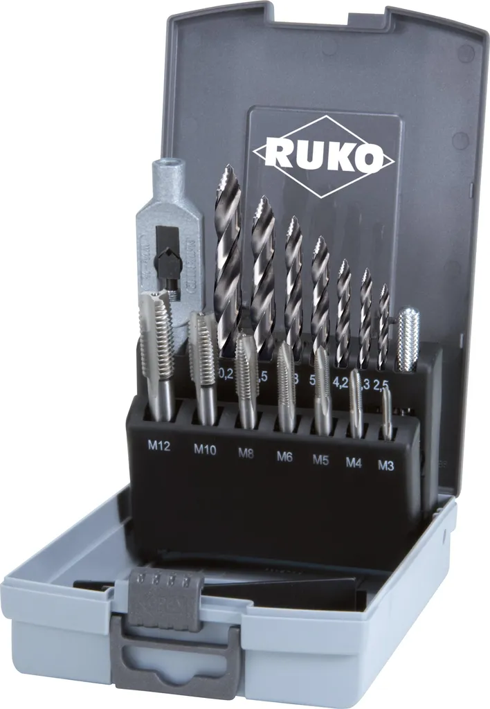 Réparer un filetage foiré avec le set de tarauds RUKO M3-M12 HSS DIN