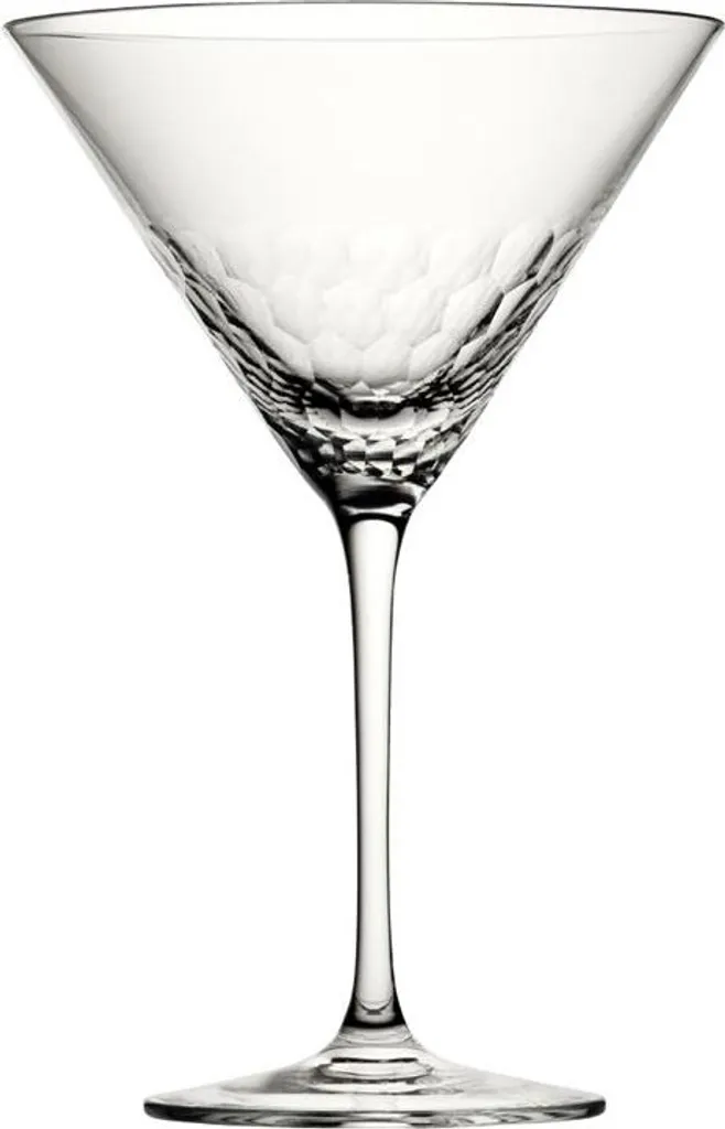 Coupe à cocktail Martini 30cl Utopia Raffles Honeycomb en verre x6