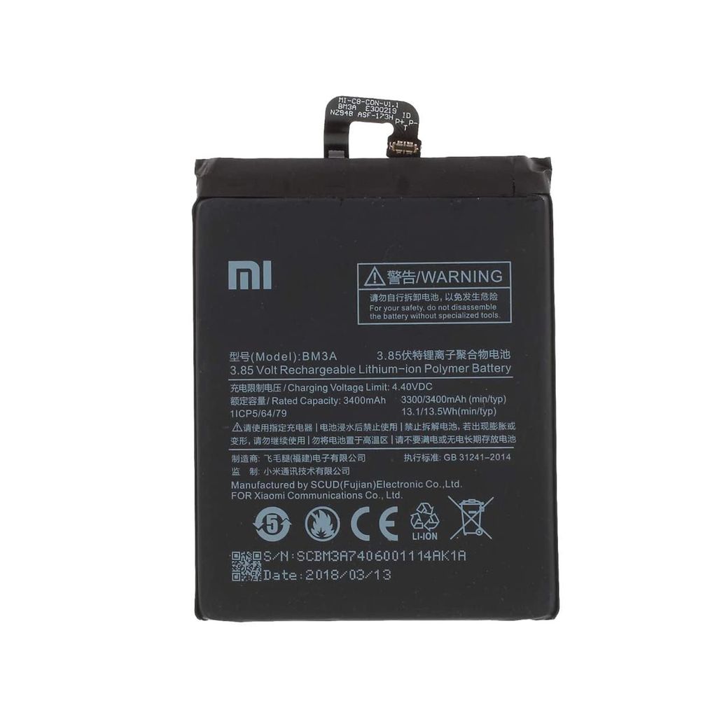 Originálna náhradná batéria Xiaomi BM3A pre Xiaomi Mi Note Obrázok produktu 