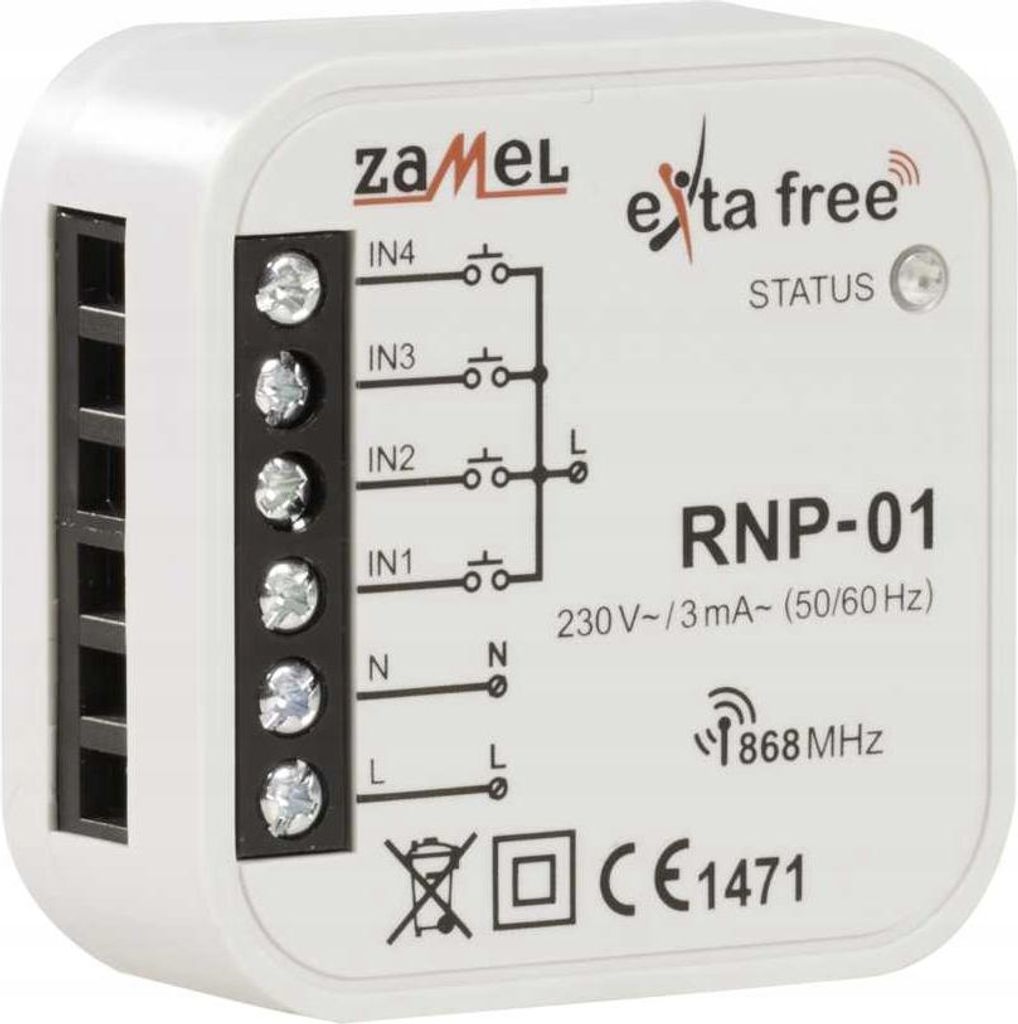 RNP-01 Indukční skříňový rádiový vysílač Zamel EXF10000034 Obrázek produktu 