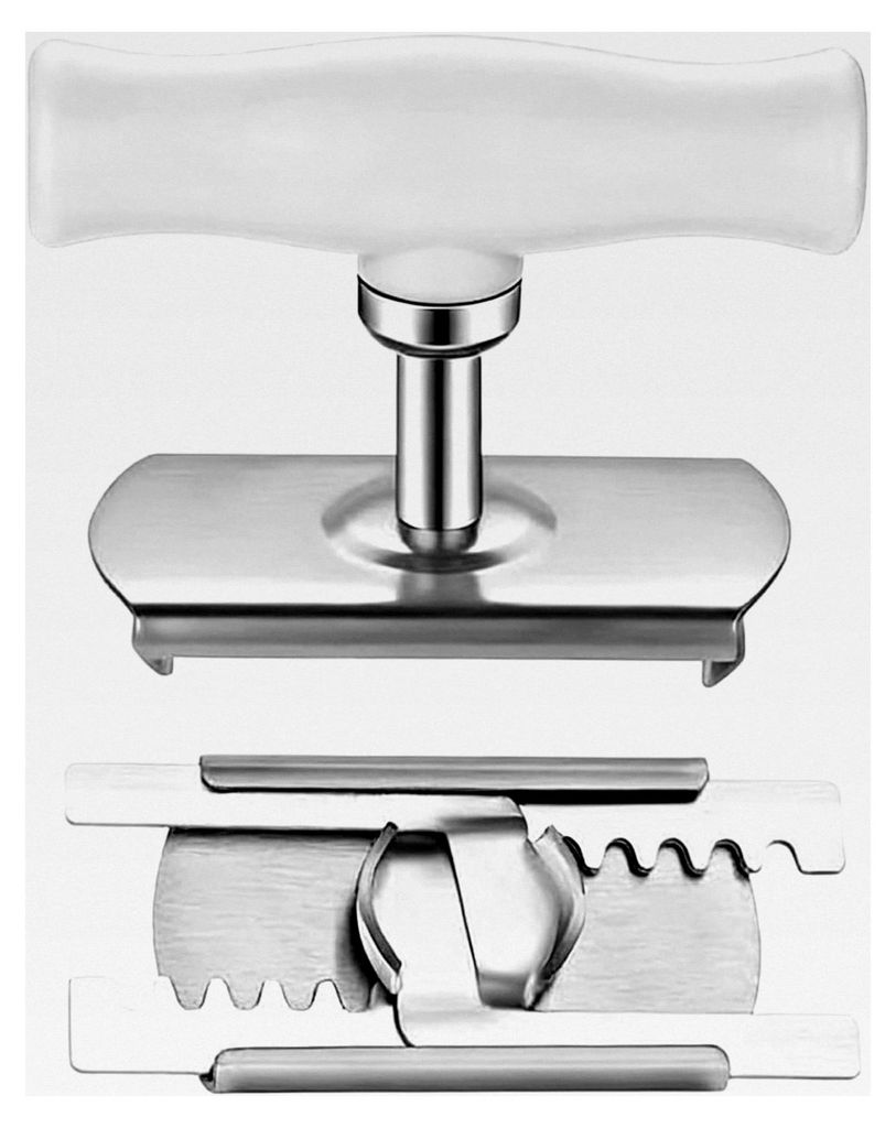 Glasöffner – Edelstahl und ABS, Robuster und Verstellbarer Flaschenöffner | Rutschfester Griff, Multifunktionales Küchenwerkzeug für Zuhause,...