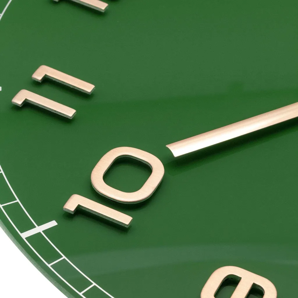 Horloge murale NeXtime 3314GC Classy Medium 40cm verte design chic