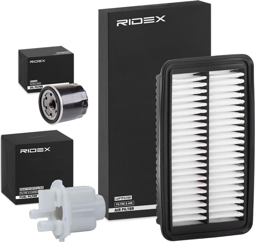 RIDEX Filterset Inspektionspaket Filtersatz für KIA Picanto (SA) PICANTO (TA)
