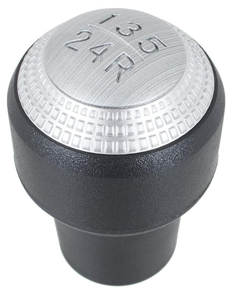 Kia Sportage III 10-15 Schaltknauf SCHWARZ + GRAU + SILBER 5-GANG