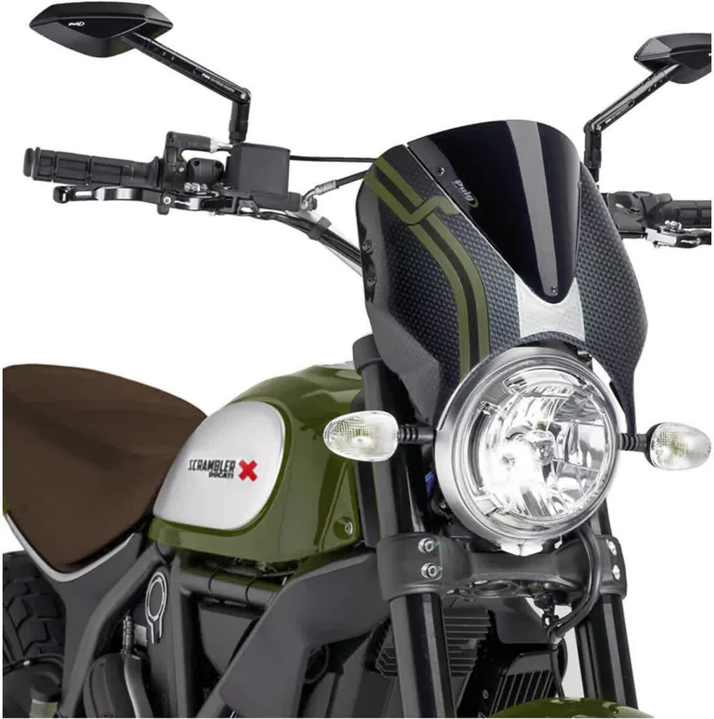 Garde-boue arrière Puig noir pour Ducati : Accessoire de protection roue