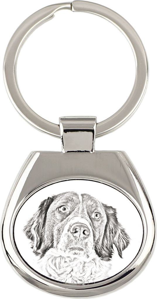 Französischer Spaniel, Epagneul Français - Schlüsselanhänger mit Hund, Anhänger mit Aufdruck, personalisierter Anhänger der Marke Art-Dog