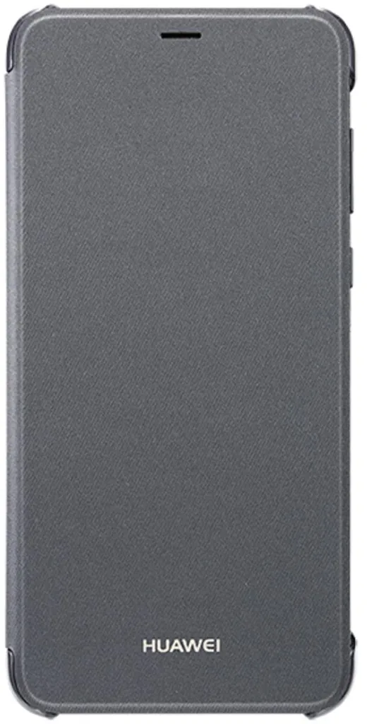 Elegante Flip Cover Huawei P Smart FIG-LX1 Nero - Originale 51992274