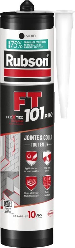 RUBSON Profi-Qualität Allzweck-Versiegelung Ft101 280 ml schwarz