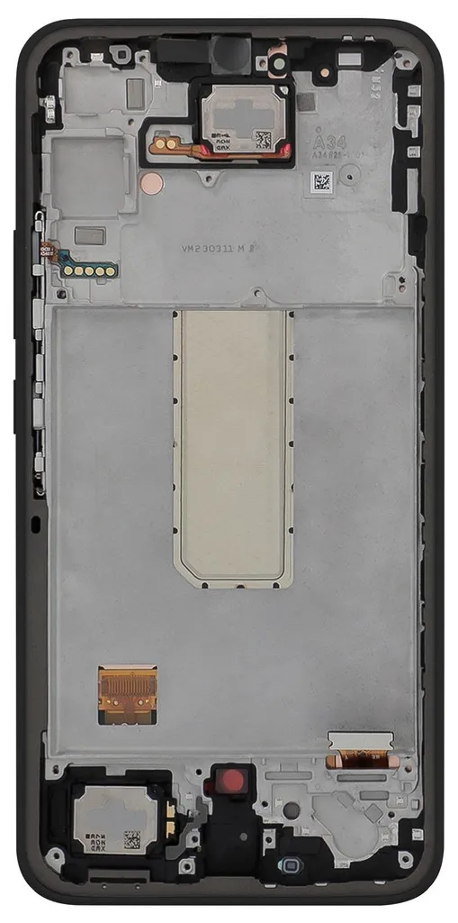 Solution Écran Cassé Galaxy A34 : Kit LCD Complet Noir avec Cadre Clappio - 2