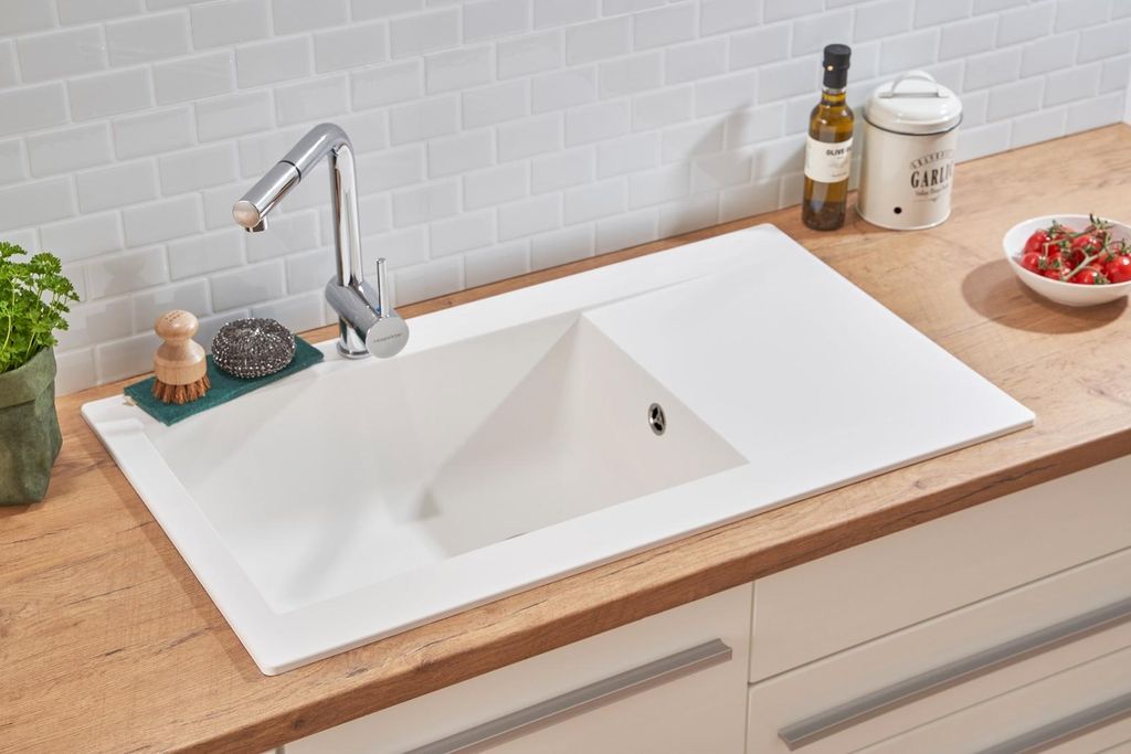 respekta Mineralite Einbauspüle 1 Becken Denver 86 x 50 cm Produktbild 