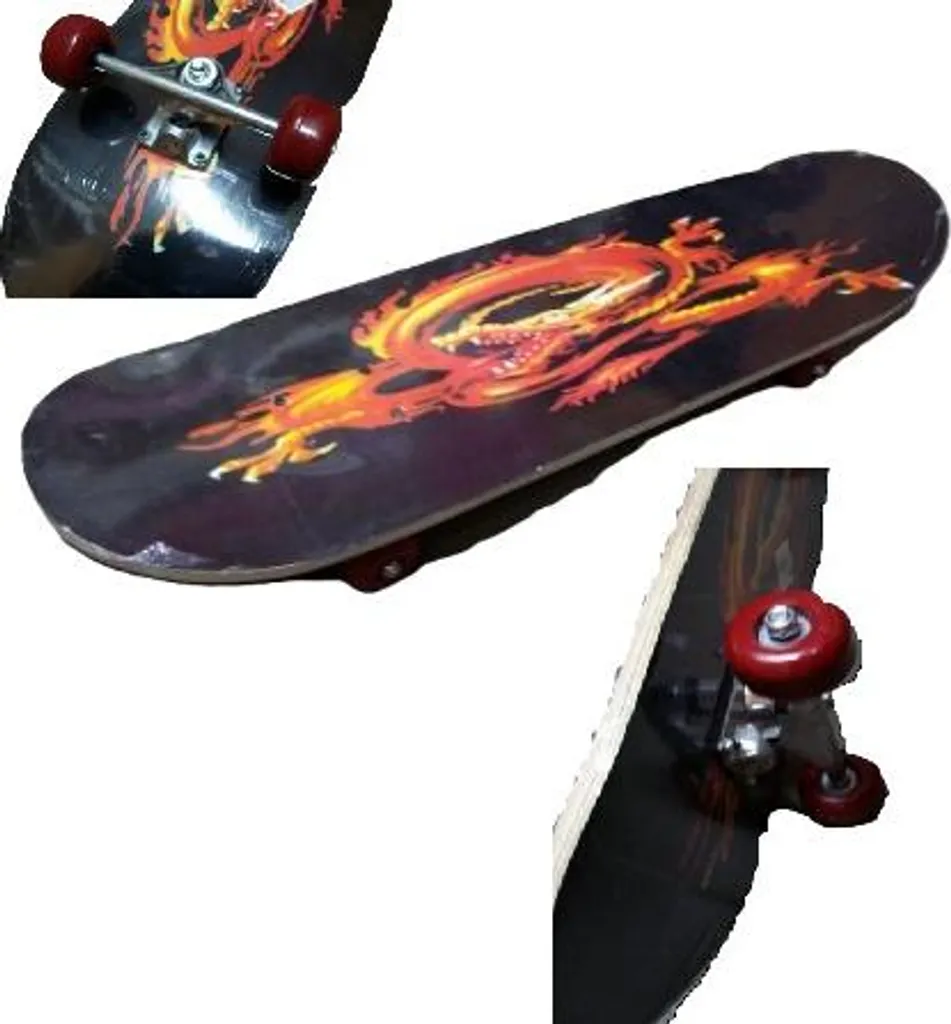 Planche à roulettes 79x20cm pour apprendre le skate en ville