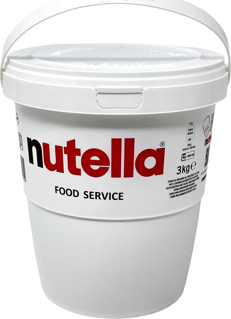 Nutella im XL Kunststoffeimer mit praktischem Tragegriff Produktbild 3