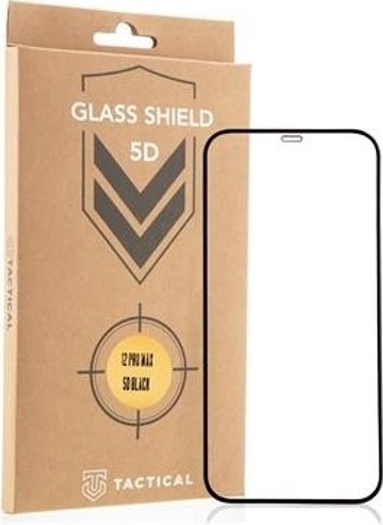 Tactical Glass Shield 5D Schutzglas für iPhone 12 Pro Max - Optimaler Displayschutz KP15768