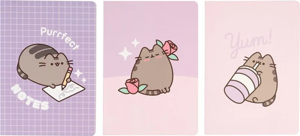 Pusheen - Set di quaderni A5 della collezione Moments 3 pezzi. - 6