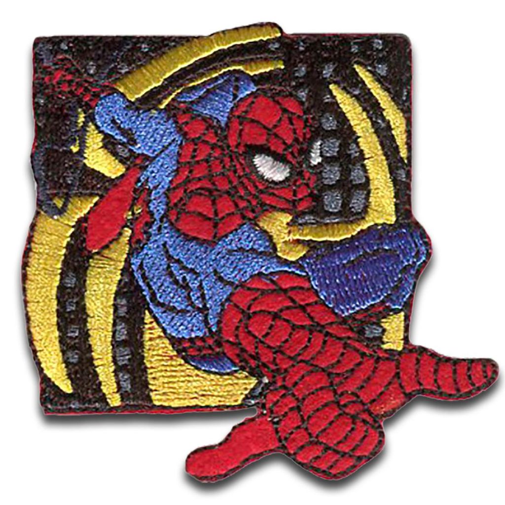 Marvel © Spiderman comic web - nášivka, nažehlovací, Obrázek produktu 