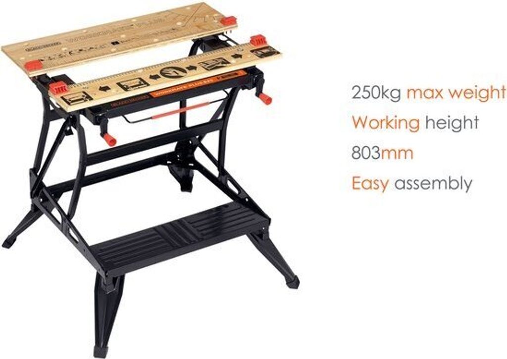BLACK+DECKER WM825-XJ Workmate Skladací pracovný stôl - 2 Obrázok produktu 