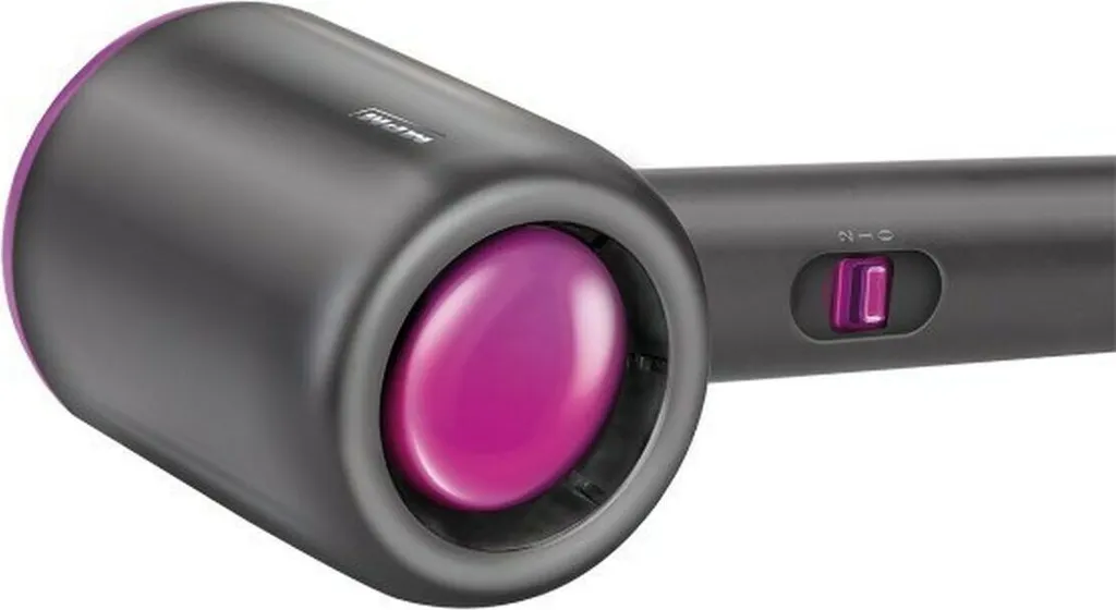 Sèche-cheveux MPM MSW20 noir avec concentrateur d'air pour brushing