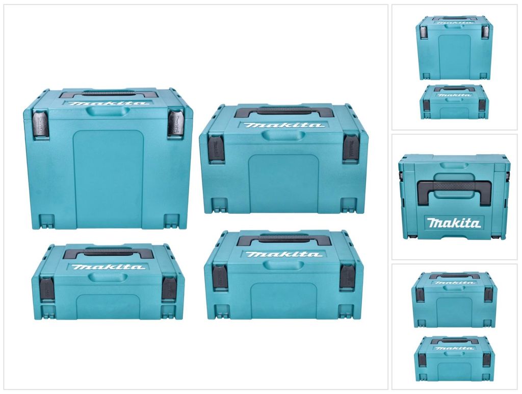 Zestaw Makita Makpac rozmiar 1 + 2 + 3 + 4 skrzynka Zdjęcie produktu 