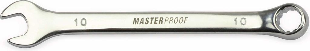 MASTERPROOF Gabel-Ringschlüssel, 10 mm