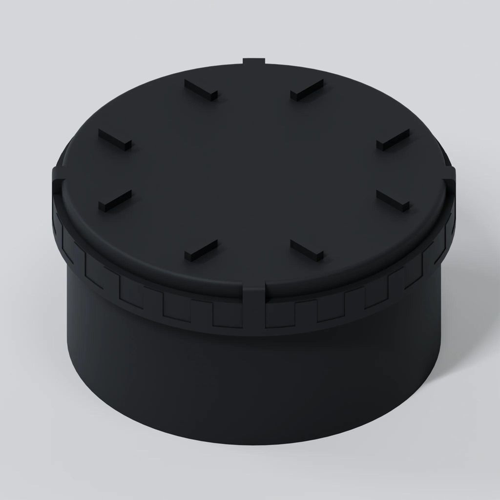 Poloplast schroefdeksel POLO-KWL, DN 200, 1 stuk. Productafbeelding 