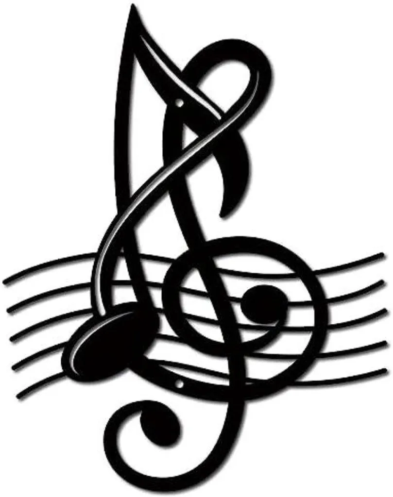 Déco murale musique en métal pour personnaliser votre studio ou salon