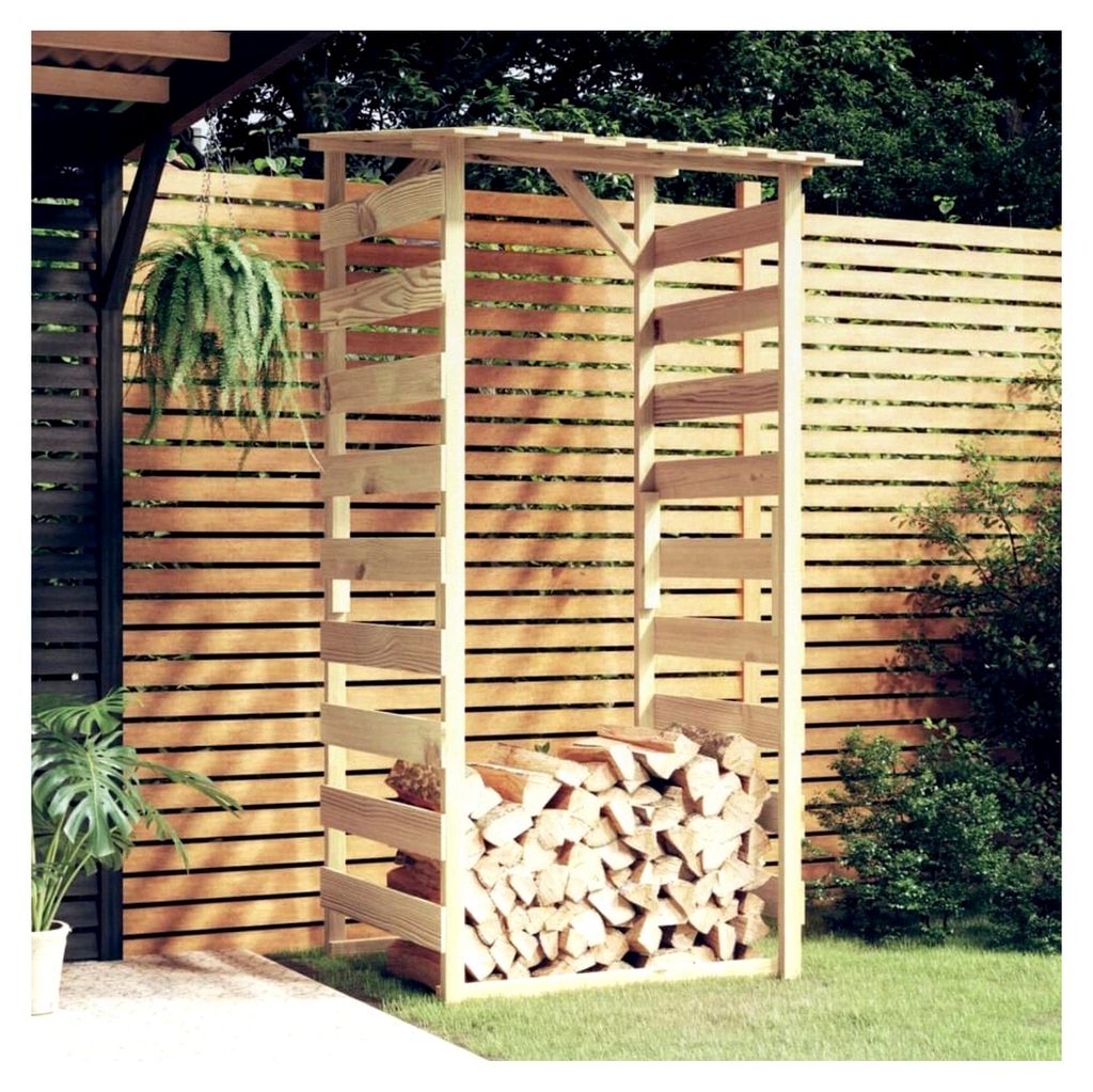 Pergola mit Dach 100x90x200 cm aus imprägniertem Kiefernholz