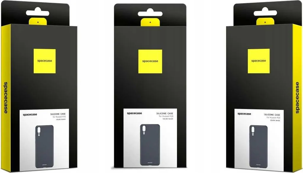 Coque en silicone SPACECASE pour Huawei P20 Noir - Protection Premium - 9