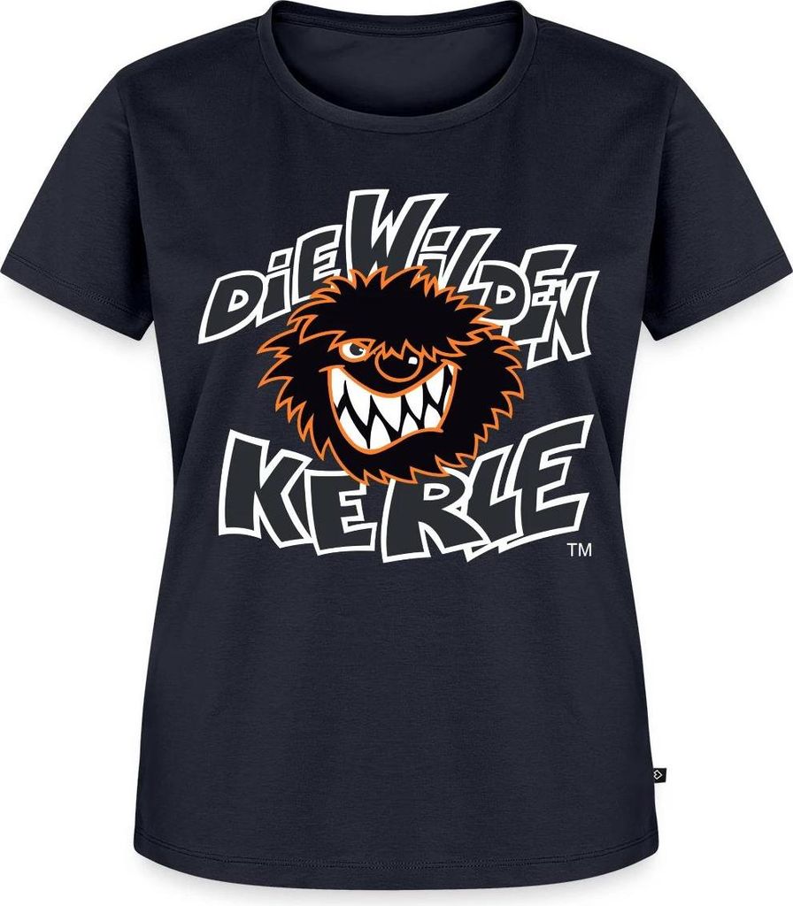 Spreadshirt Die Wilden Kerle Logo Wild Frauen Premium T-Shirt, 3XL, Navy