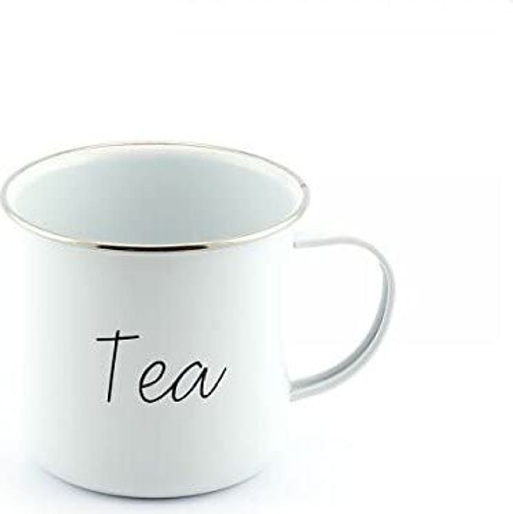 Lesser & Pavey Emaillierte Tasse Tea - ideal als Campinggeschirr