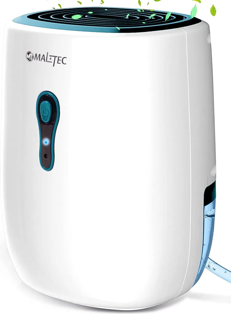 Déshumidificateur Silencieux 800ml - Technologie Peltier Anti-Moisissure