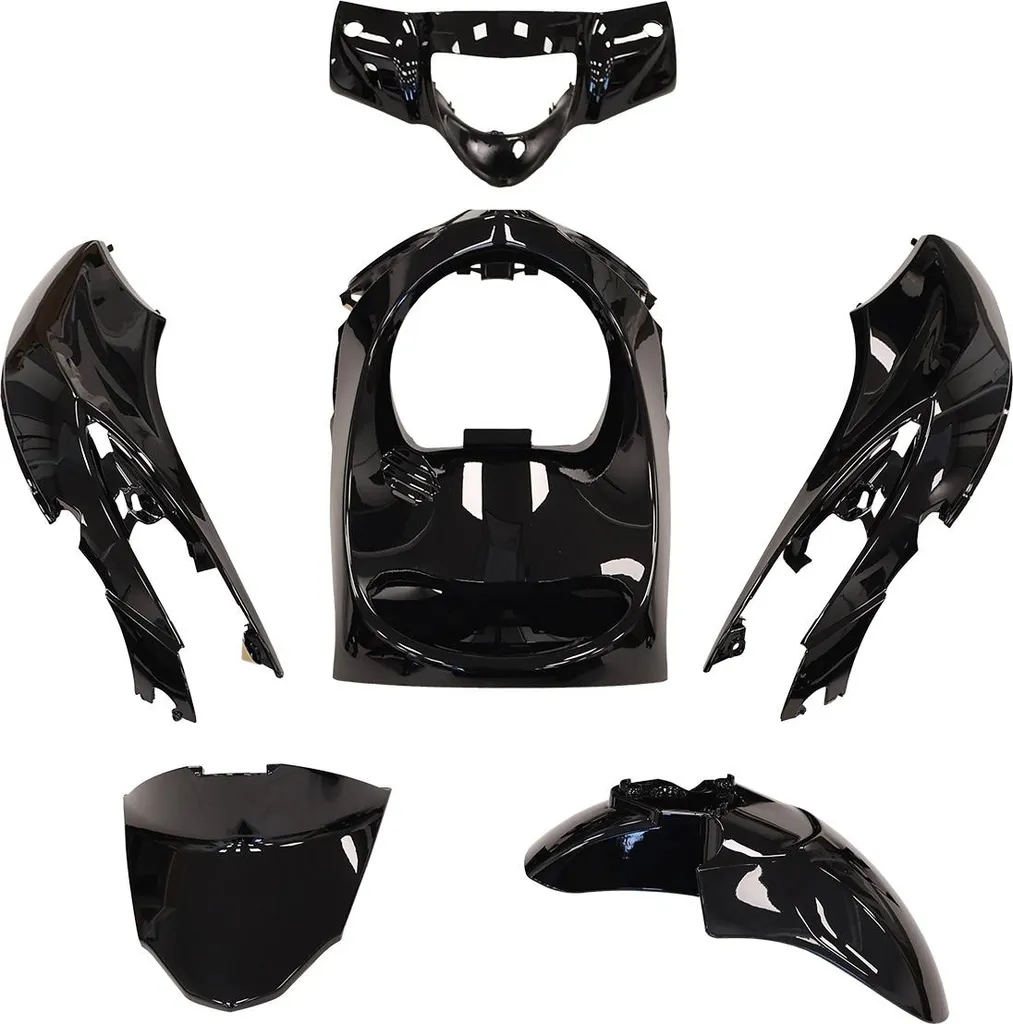 Kit plastique noir brillant Liberty iGet 50 TNT habillage 6 pièces